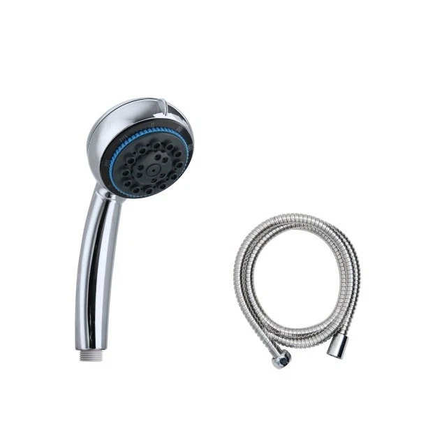 Duschkopf mit Schlauch 8 Funktionen ca. Ø 8cm H ca. 24cm Schlauch 150cm